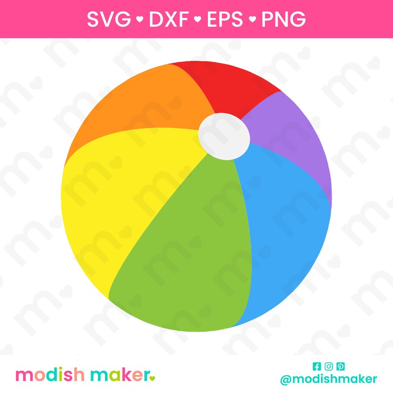 Beach Ball SVG Beach Balls SVG Summer Beach SVG Pool Etsy