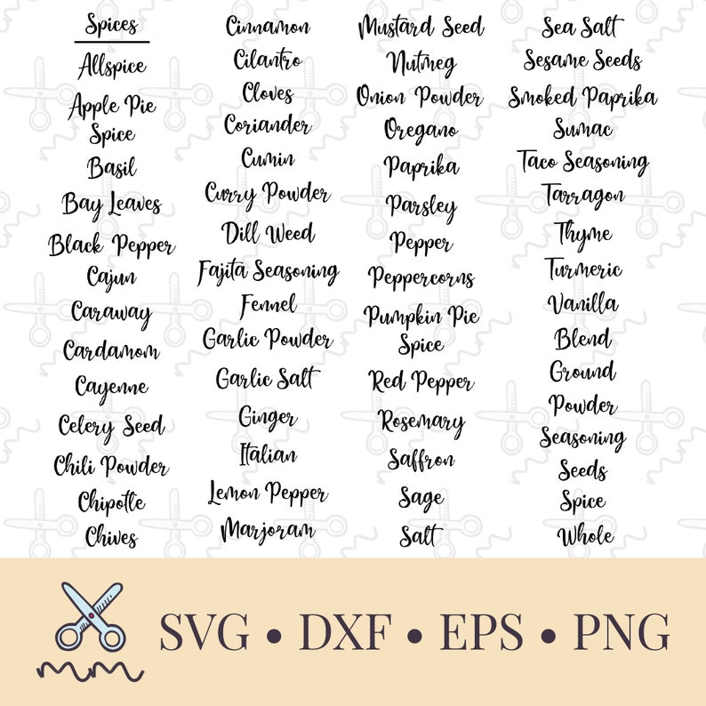 Download Pantry Labels SVG Bundle Kitchen Labels SVG Pantry | Etsy