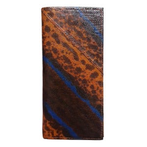 Genuine Brown TrunkSnake Wallet Skin Men's Long Wallet Unisex