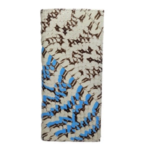 Echte Cobra Skin lange portemonnee voor heren grijs unisex grijs blauw