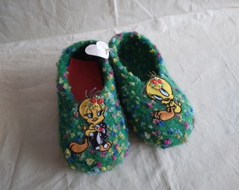 Children's slippers size 28/29 Children's shoes Felt shoes Pushes knitted felt
