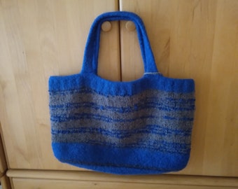 Shopper, Tasche Strickfilz, Damentasche, Filztasche, Einkaufstasche