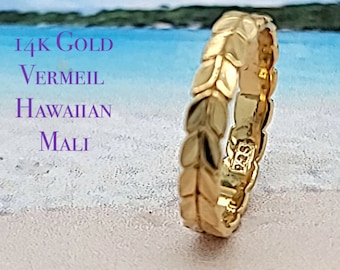 Toe rings - Hawaiian toe ring -  14k Gold ring-Toe jewelry-  Pinky ring - Midi ring - Gifts for women -