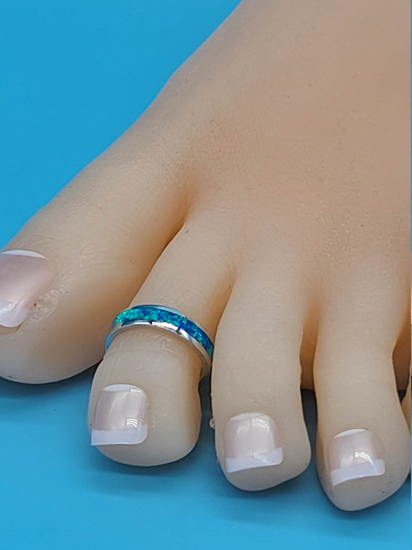 Opal Band Toe Rings toe Rings for Women Toe Accessories Etsy