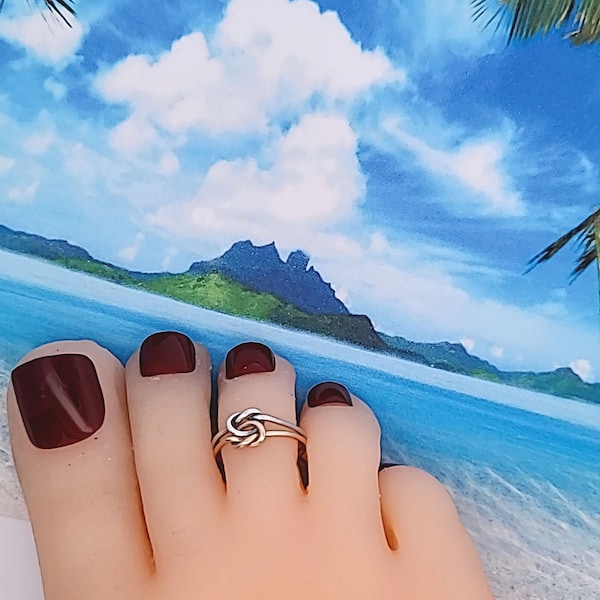 Double Toe Rings - Etsy