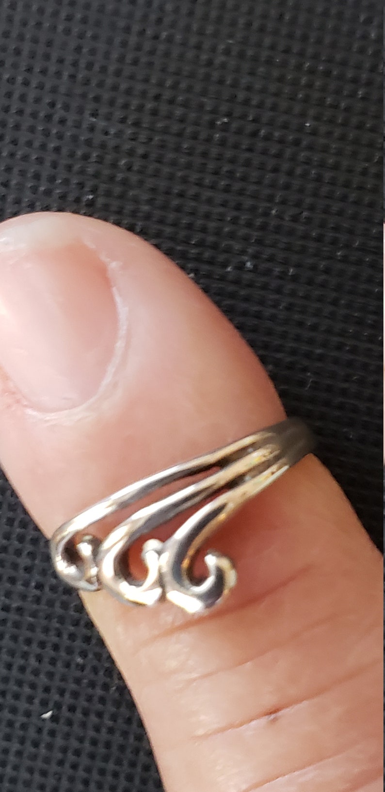 Toe rings custom fitted toe rings midi rings pinky rings Etsy