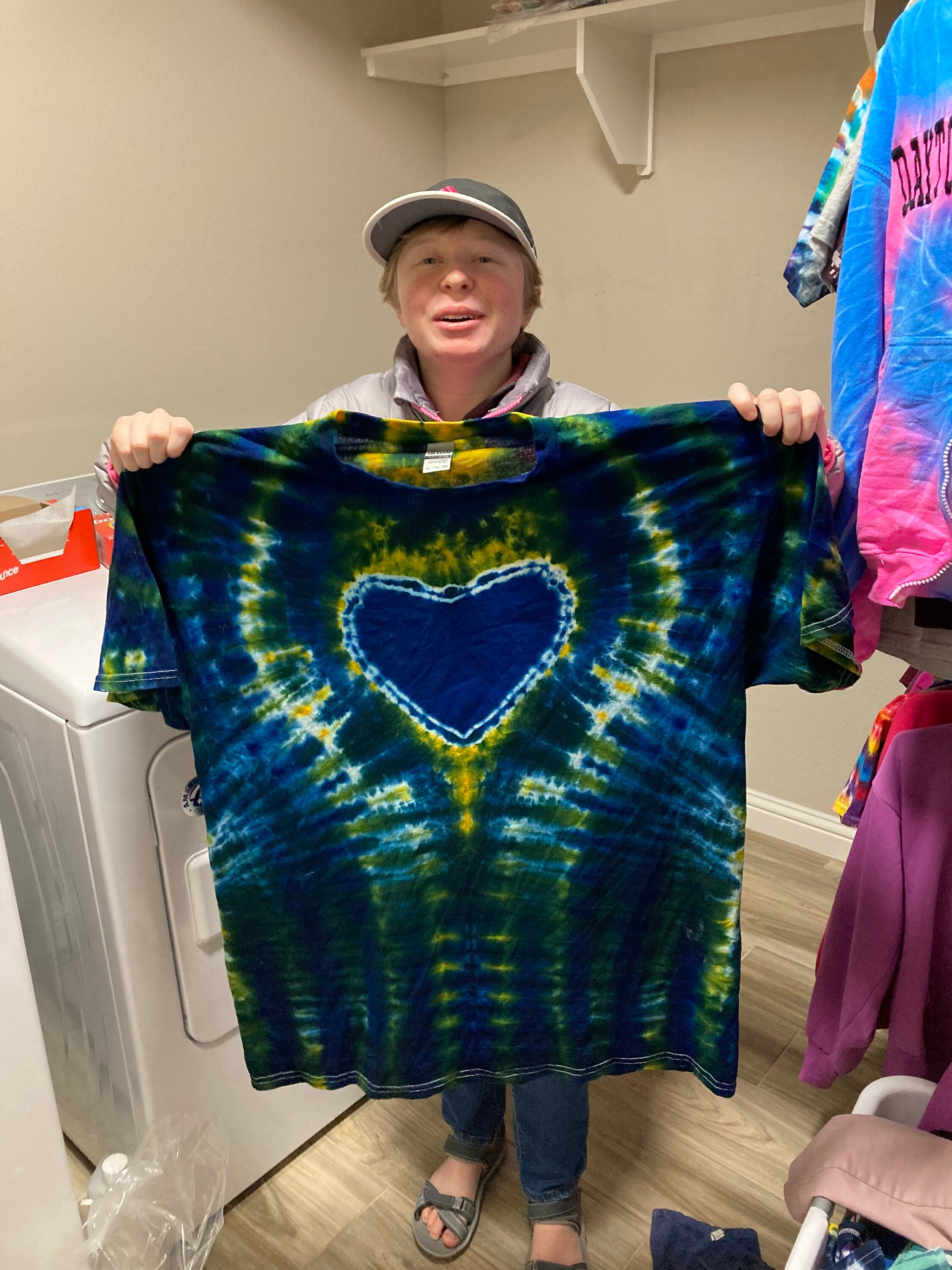 Tie Dye Sinew Puller Etsy