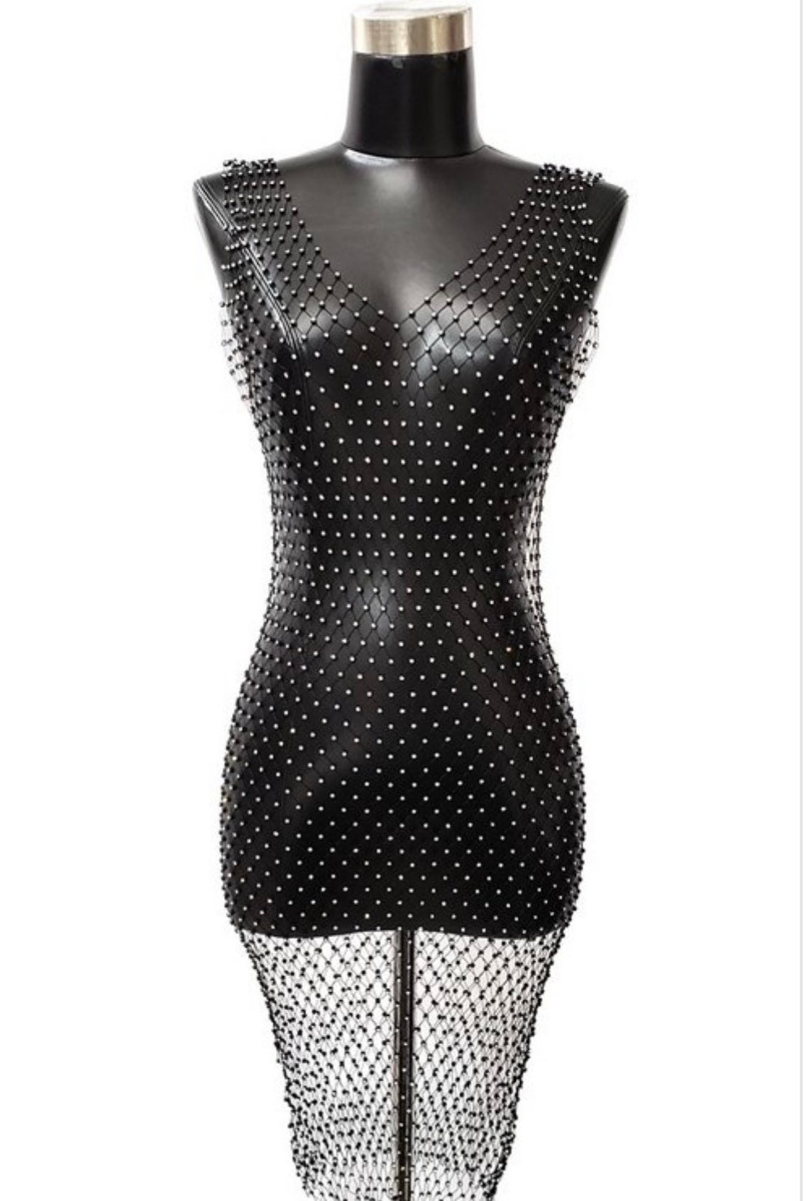 Womens sexy rhinestone mesh coverup dress. One size fits Etsy