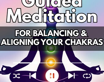 Chakra Balancing Guided Meditation MP3 | Chakra Alignment, Energy Healing, Grounding & Relaxation Audio