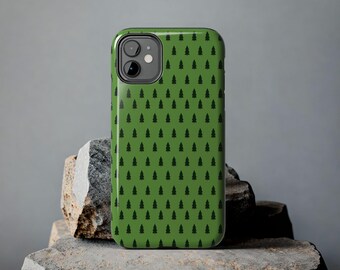 Evergreen Christmas Tree Phone Case | Holiday Green Pattern