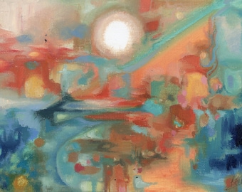 Midway - oil painting