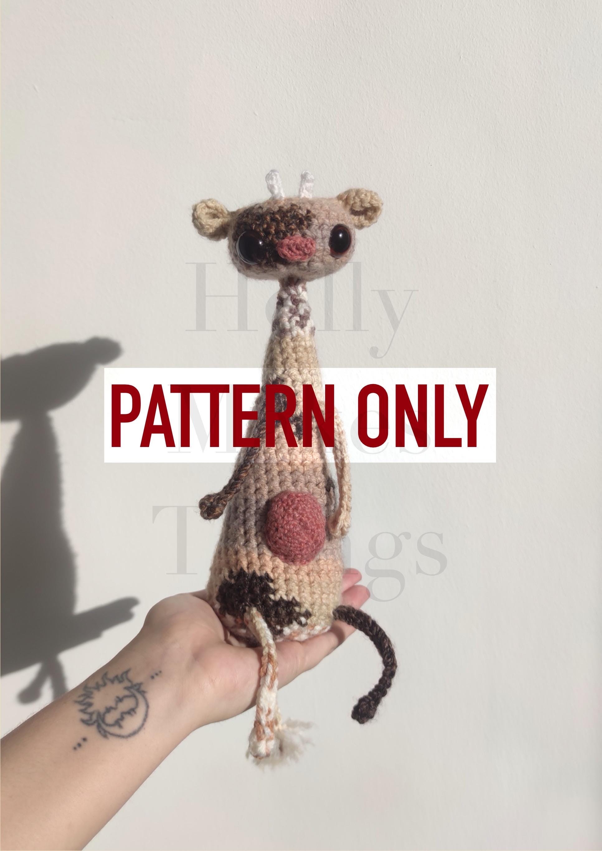 DIGITAL DOWNLOAD Cow toy crochet pattern