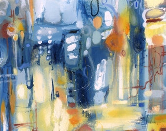 Visiting - oil painting