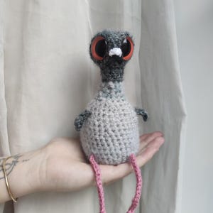 DIGITAL DOWNLOAD Pigeon toy crochet pattern
