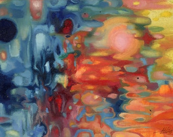 Inbetween - oil painting