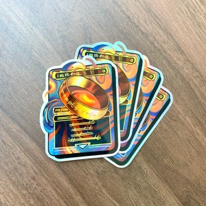 2&quot;x3&quot; The One Ring MTG Card Holographic Sticker | Vinyl Waterproof Decal
