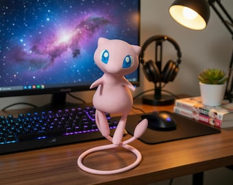 Floating Mew: 3D-geprint Pokemonfiguur