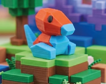 Porygon w/wo keychain - Pokemon Desk Buddy