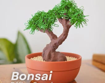 Office Supply Bonsai for Paper Clips and Hidden Compartments!