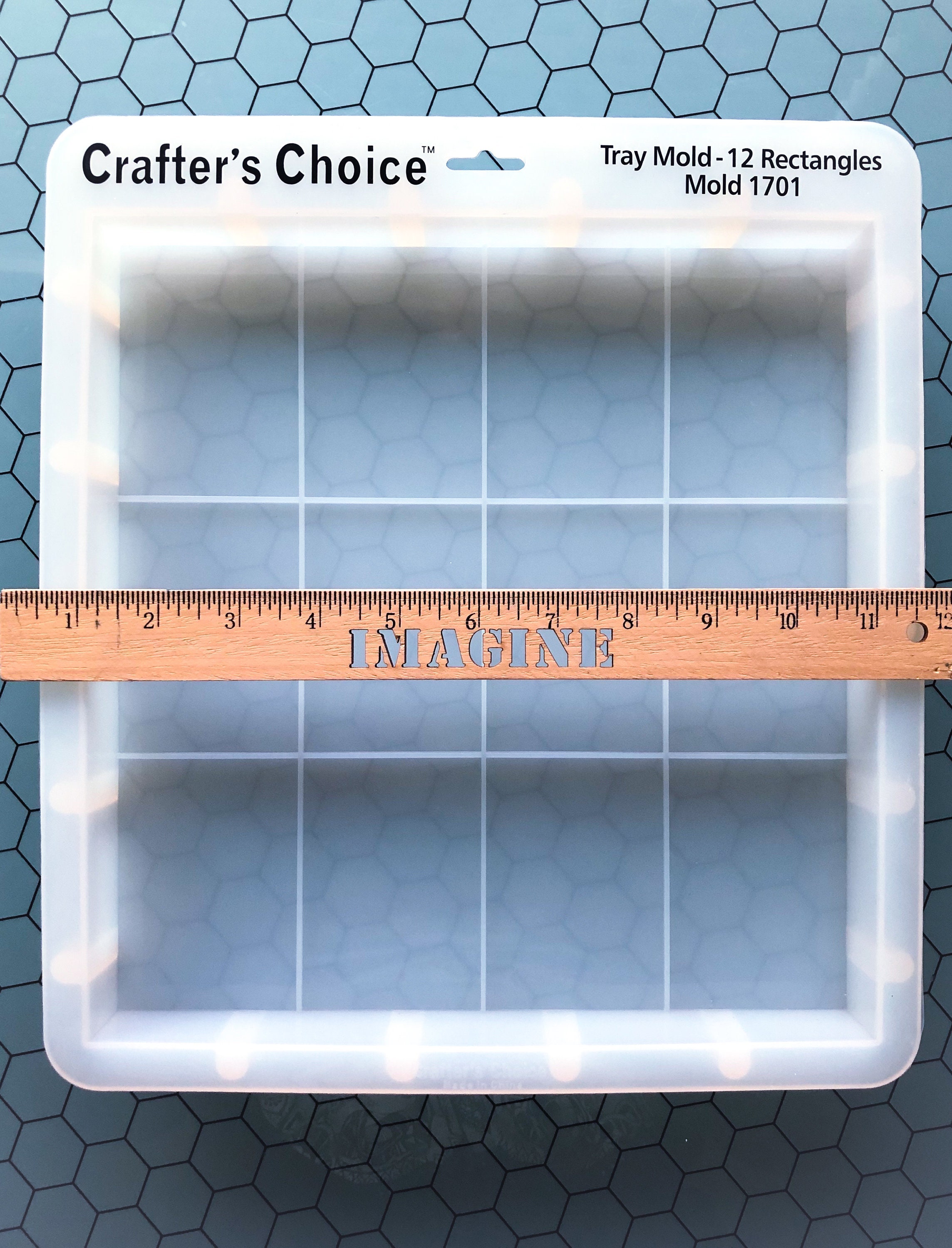 Crafters Choice - Silicone 12 Bar Heavy Duty Soap Mold - 1701
