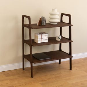 TARSA Bookcase Mid-Century, Ladder Bookshelf, Scandinavian Bookcase