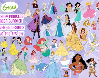 Download Princess Cartoon Svg Etsy