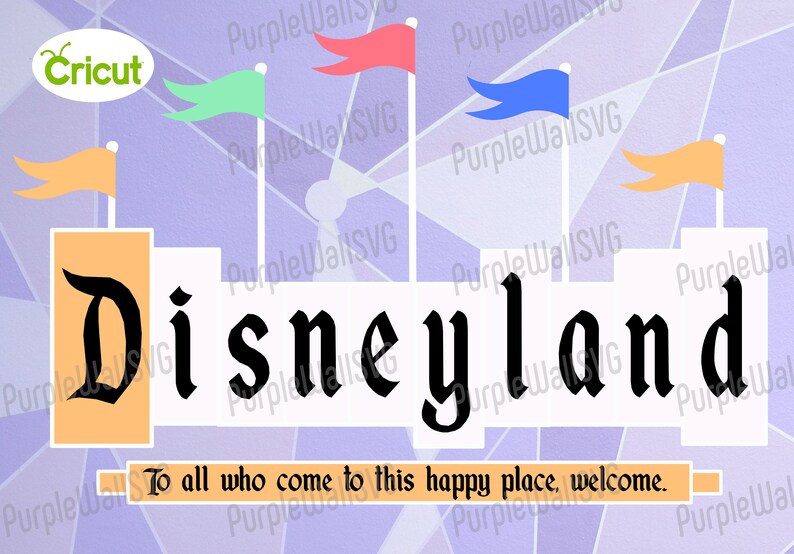 Download Disneyland Retro Sign SVG Cricut Digital Download Bundle ...