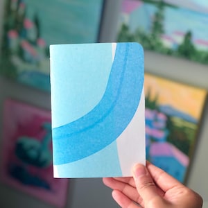 A6 Handmade soft cover notebook- Writing Notebook | Pocket Sketchbook | Blank Paper Journal