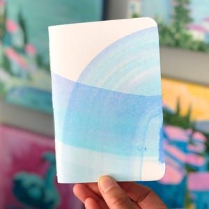 A6 Handmade soft cover notebook- Writing Notebook | Pocket Sketchbook | Blank Paper Journal