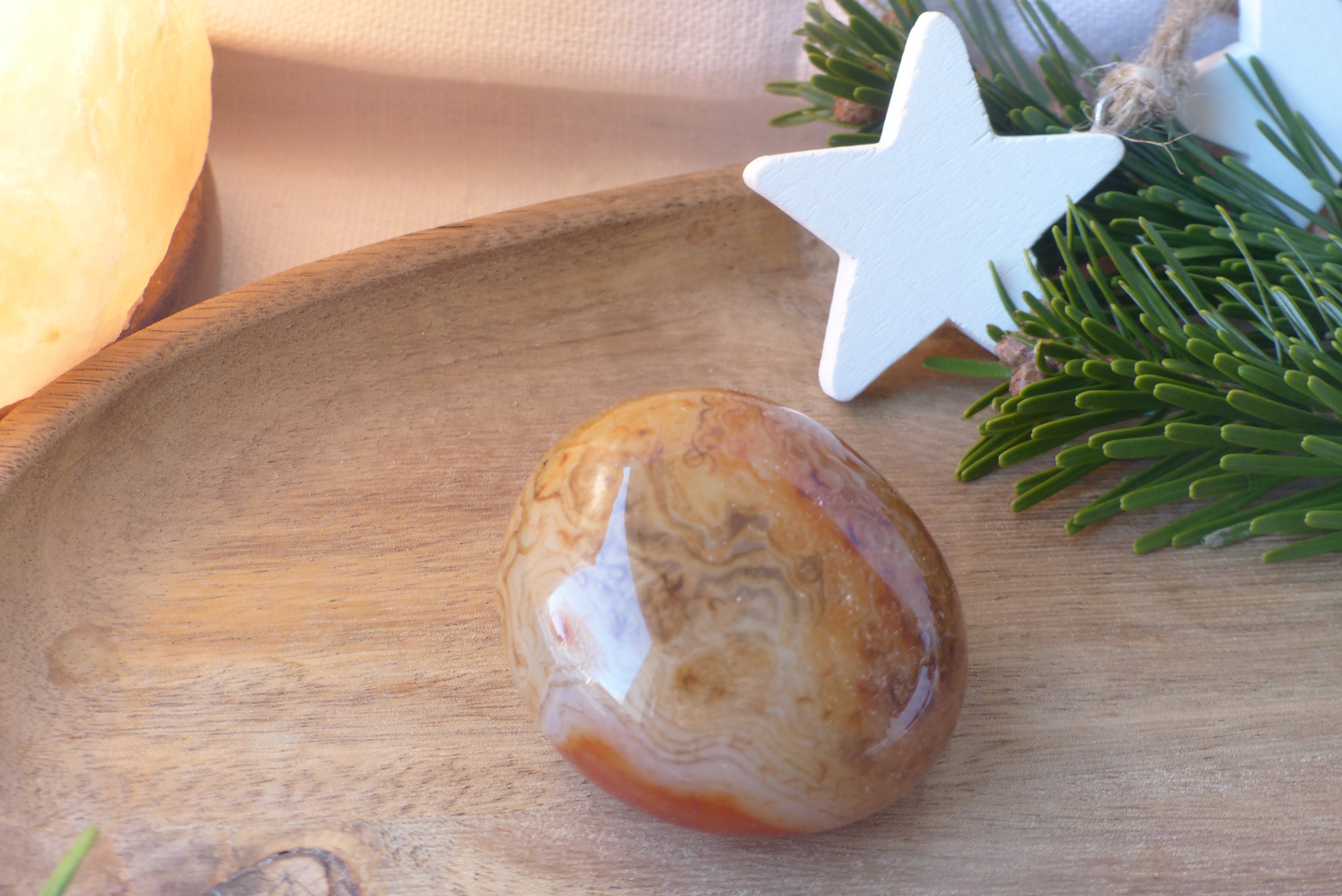 Galet en Pierre de Cornaline