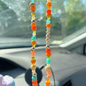 Disco Ball Car Charm: Swiftie Friendship Beads Rearview Mirror Accessory image 8