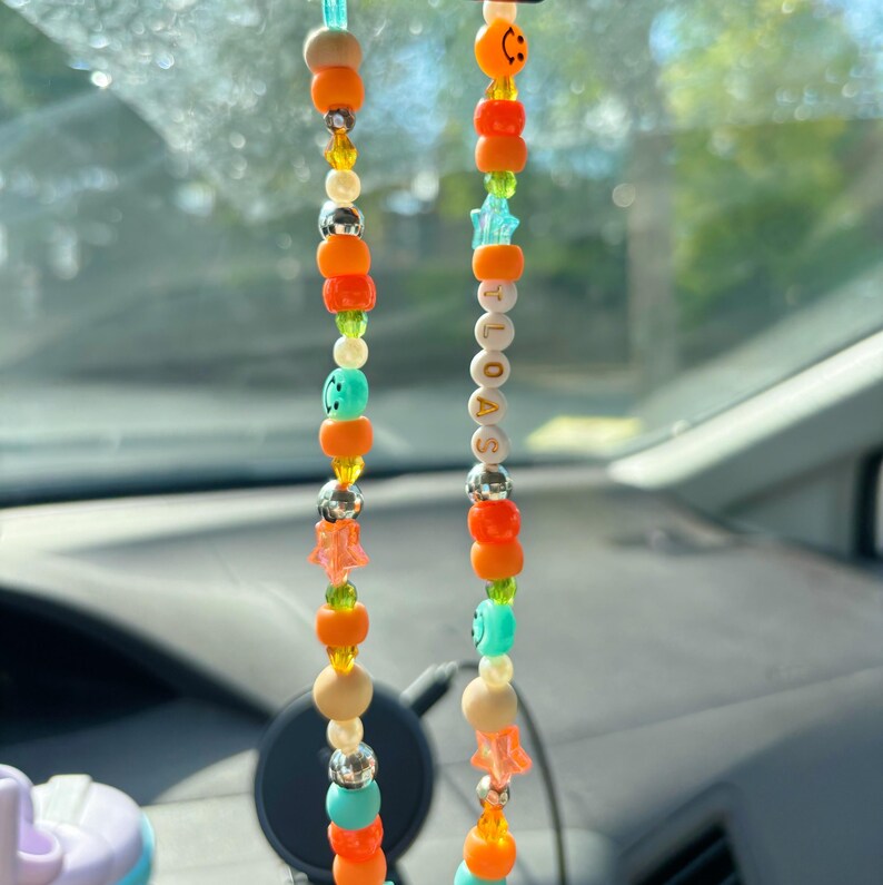 Disco Ball Car Charm: Swiftie Friendship Beads Rearview Mirror Accessory image 8