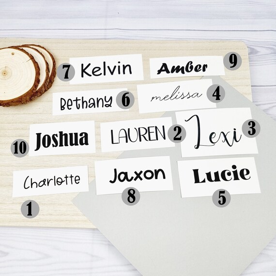 Custom Vinyl Decals Personalised Vinyl Stickers Decal Etsy