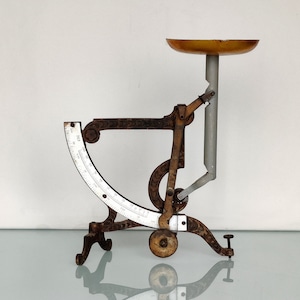 Vintage postal scale Postal scale letter weights with counter weigh Gram scale