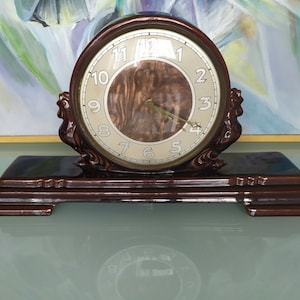 Vintage table clock Art deco table clock