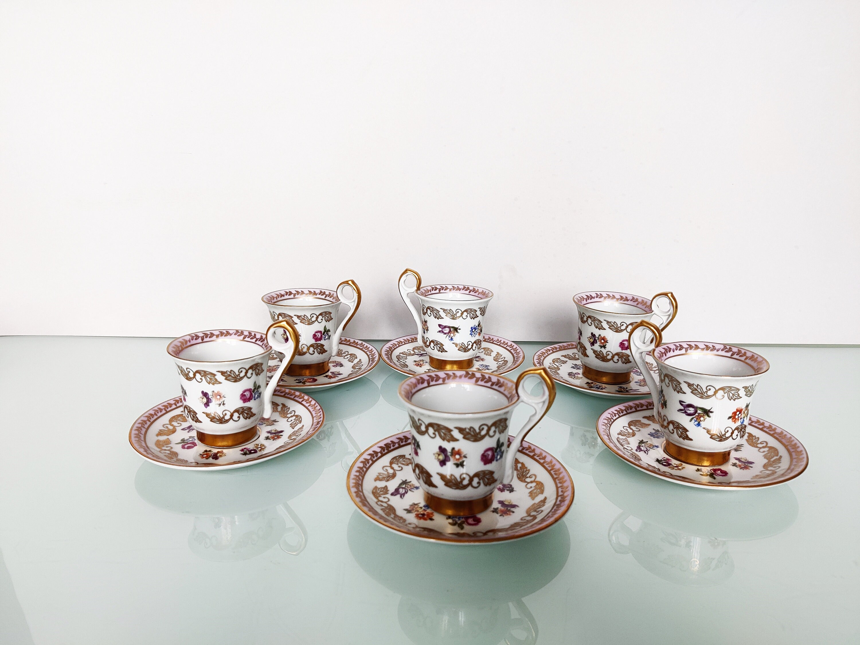 Vintage Porcelain Coffee Set German Porcelain Demitasse Coffee - Etsy