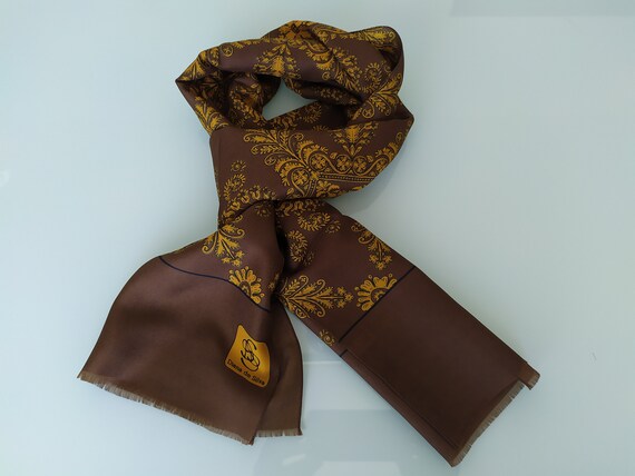 Vintage Scarf by Diana De Silva, Men's Scarf by D… - image 7