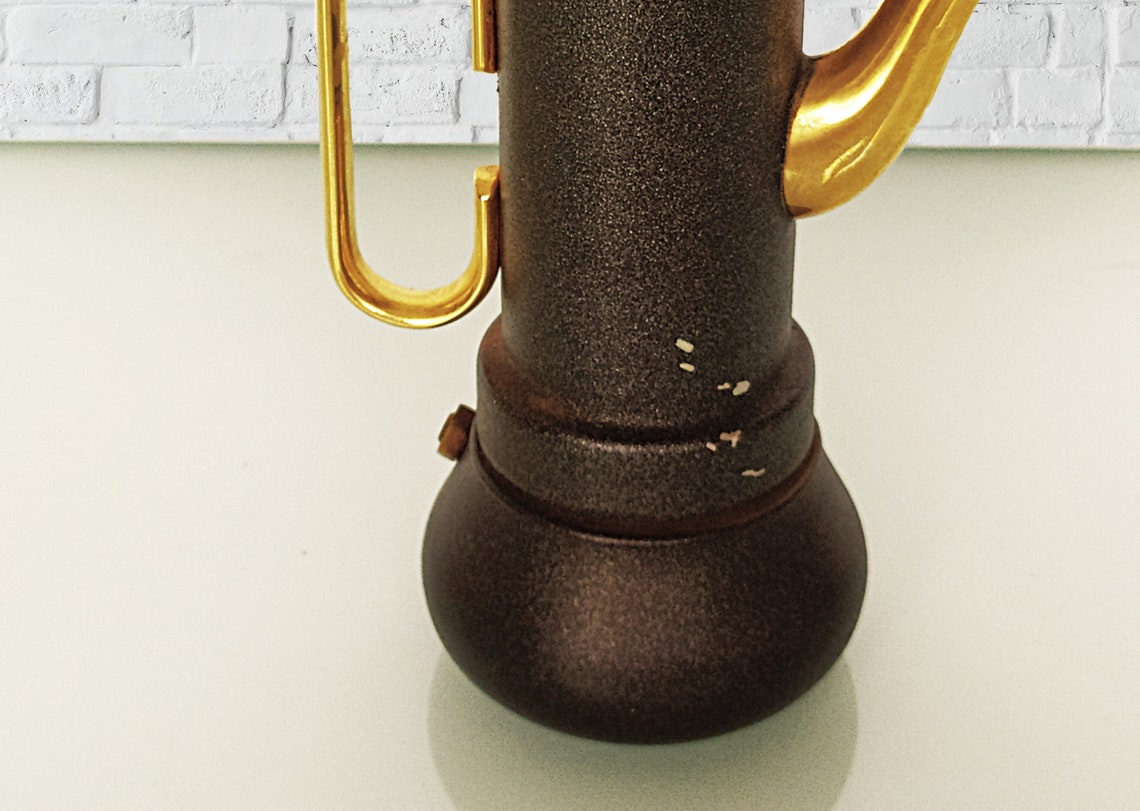 Small Vintage Coffee Maker Black Coffee Maker With Golden Etsy