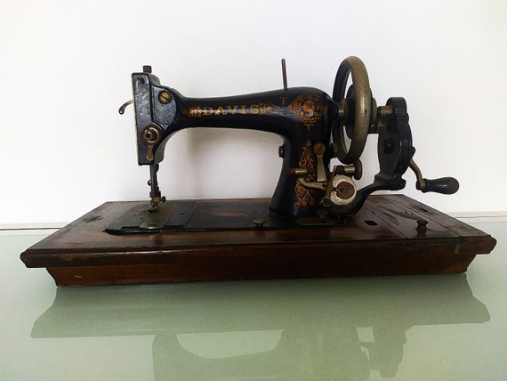 Hand Kurbel Davis Nähmaschine Vintage Amerikanische | Etsy