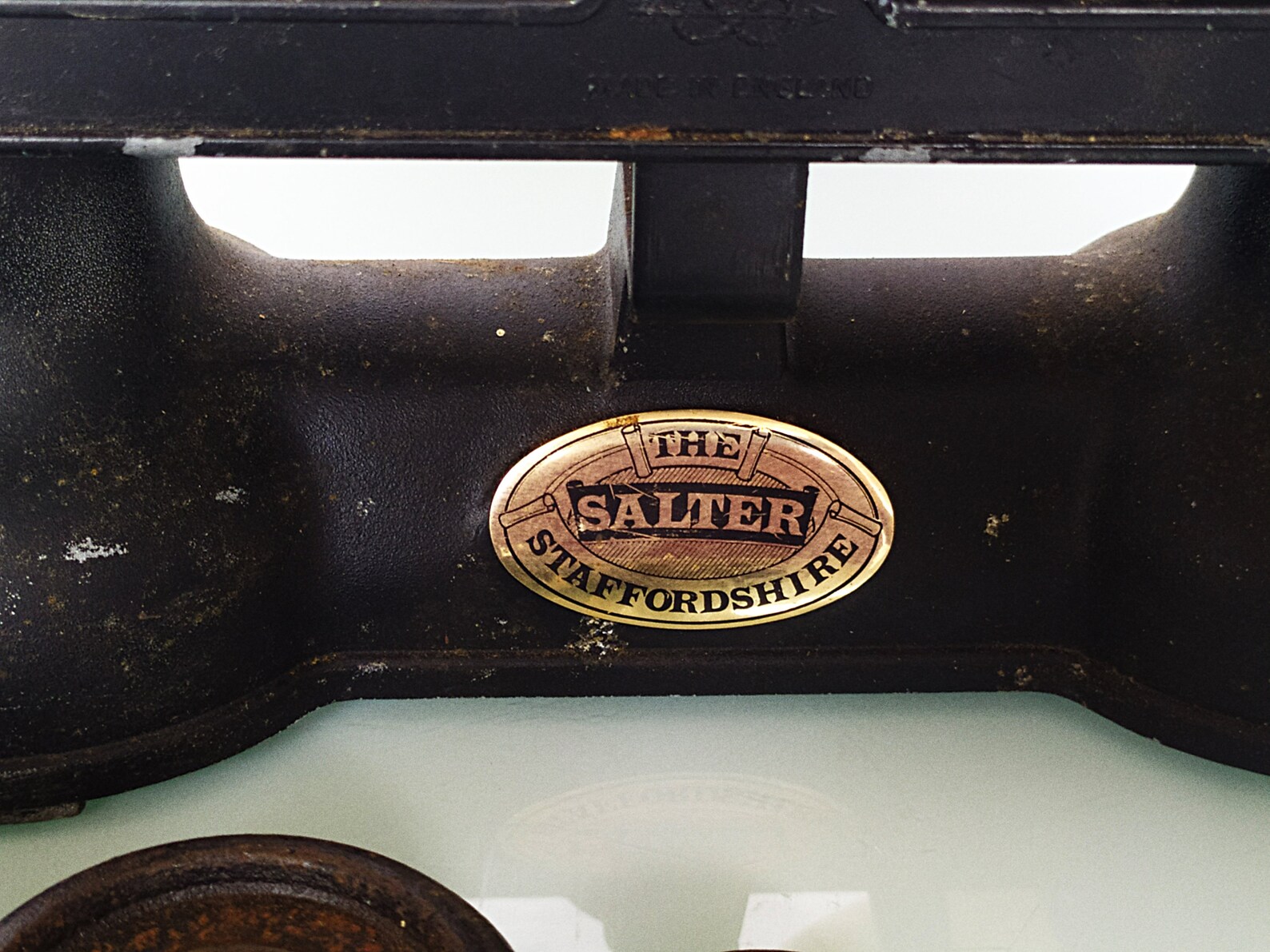 Vintage Scale Salter Staffordshire Cast Iron Kitchen Scale Mid Etsy UK