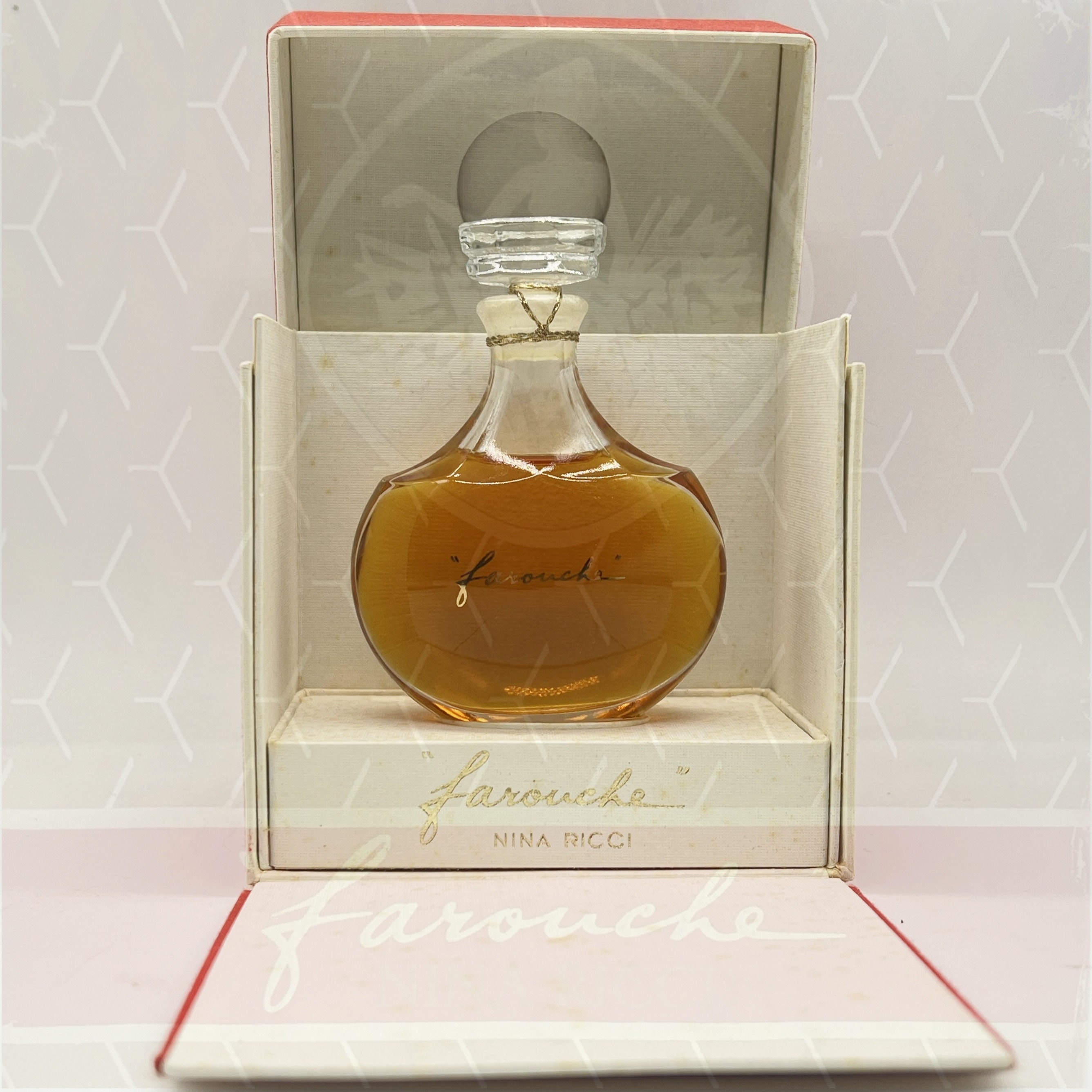 Farouche (1973) Nina Ricci Pure Perfume/Extrait 30 cc or ml/1 fl.oz Lalique Crystal Bottle Real Masterpiece Simply Gorgeous