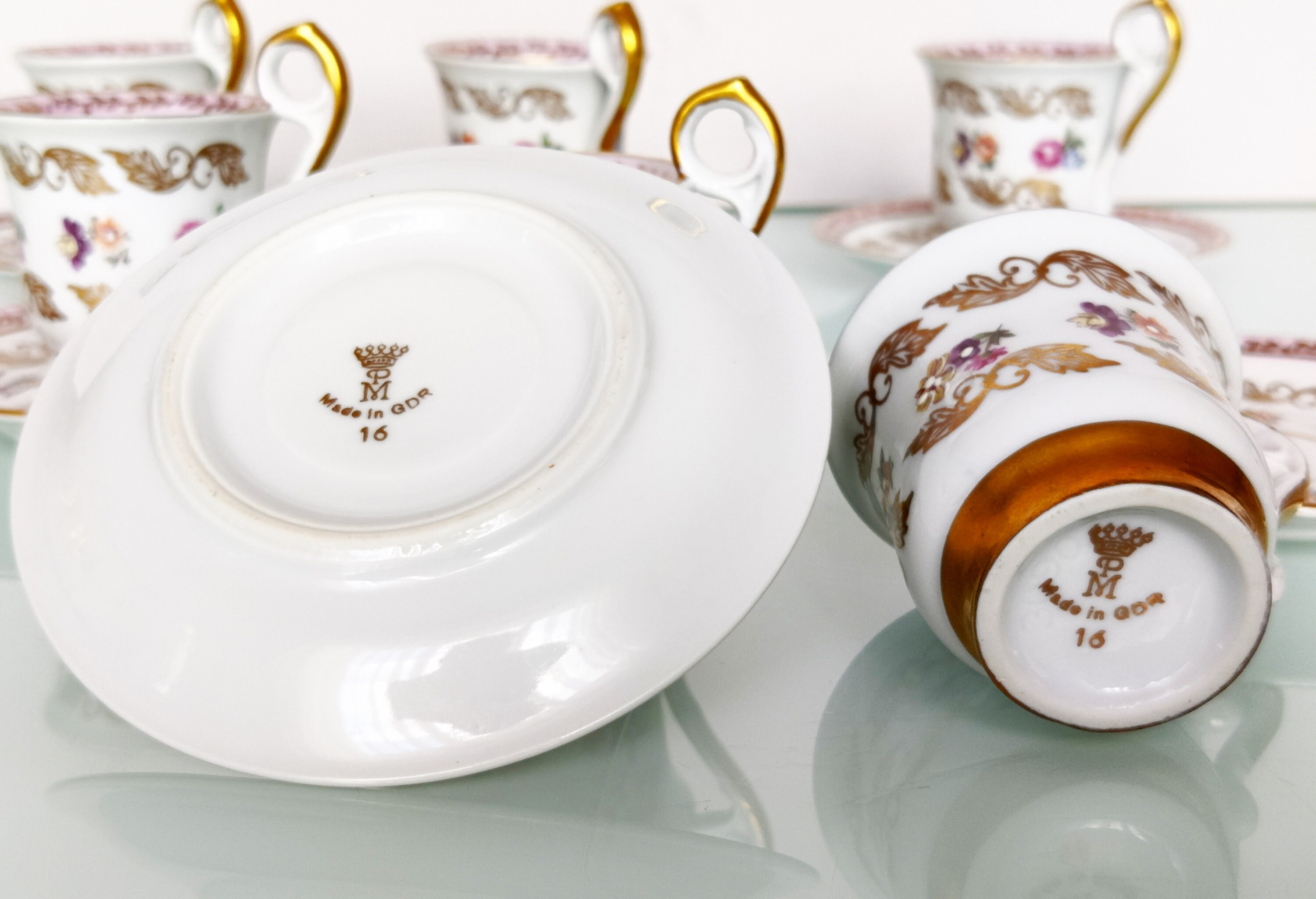 Vintage Porcelain Coffee Set German Porcelain Demitasse Coffee - Etsy