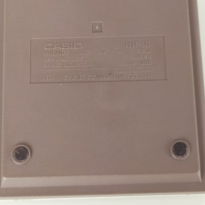 Casio calculator Mini printing calculator Vintage printing calculatore image 10