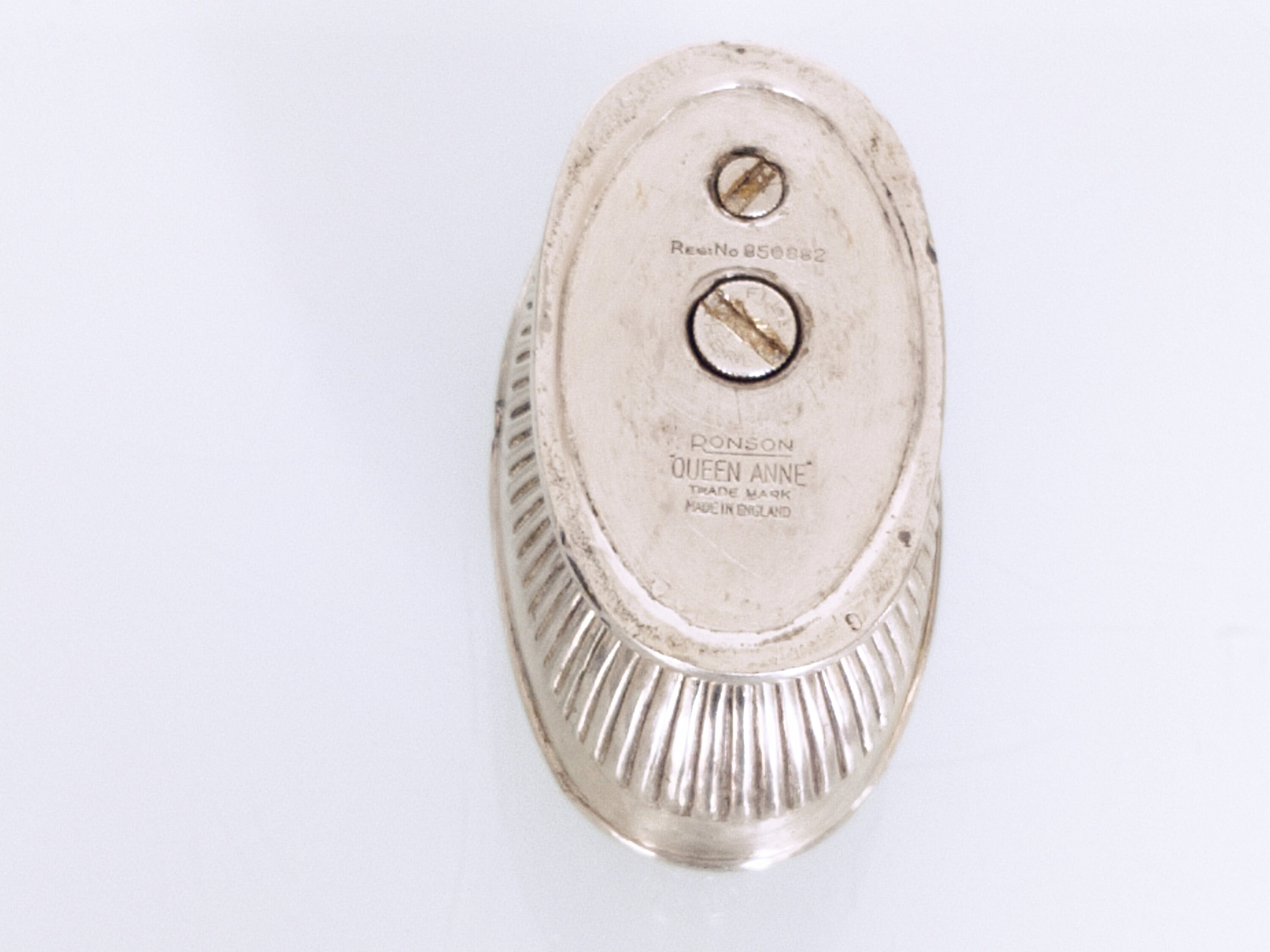 Ronson Silver Plated Queen Anne Table Lighter 1950s Etsy