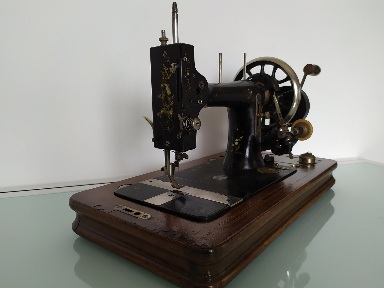 Antique Hand Crank Sewing Machine Vibrating Shuttle Sewing | Etsy