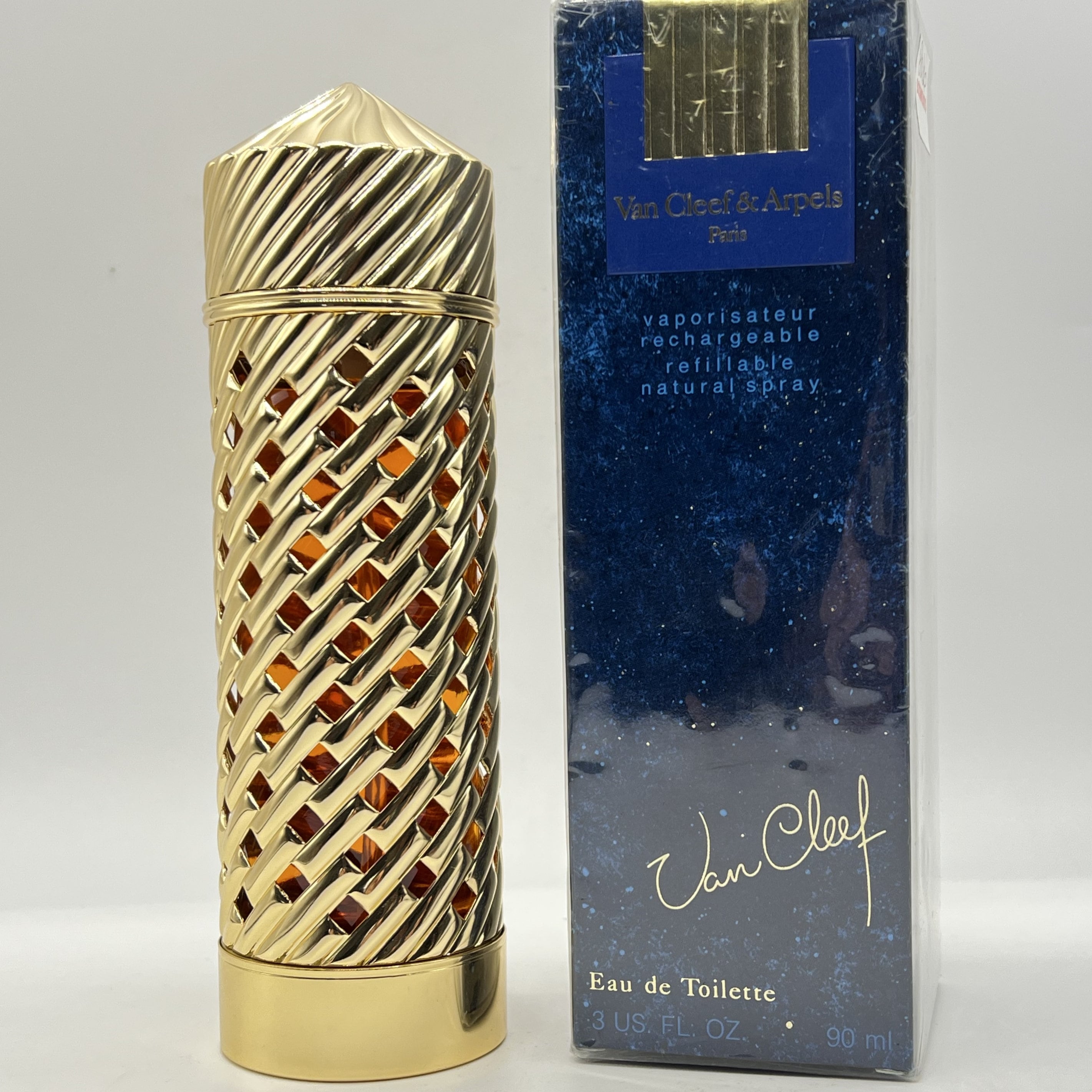 Van Cleef (1993), Eau de Toilette 90 ml/3 US fl.oz Natuurlijke spray, navulbaar, compleet met metalen buis Extreem zeldzaam