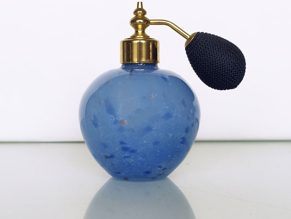 Vintage Perfume Atomizer, Caithness Glass Made in Scotland Perfume