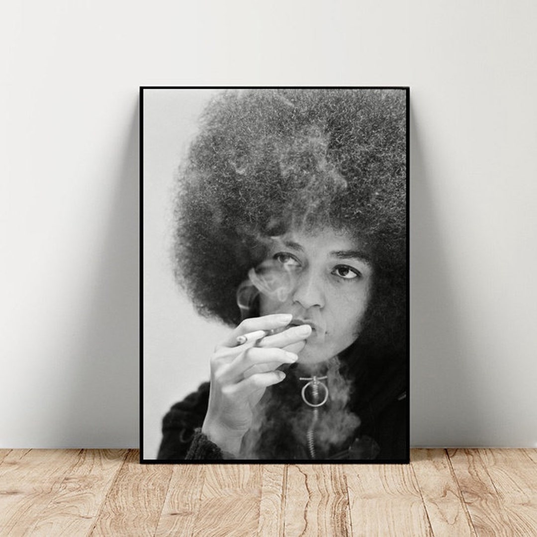 Angela Davis Canvas Poster, Canvas Art Painting Wall Art Living Room Decor Art - Etsy