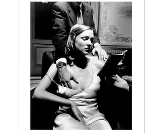 Vintage Photography, Helmut Newton, Original Canvas Art, No Frame Included