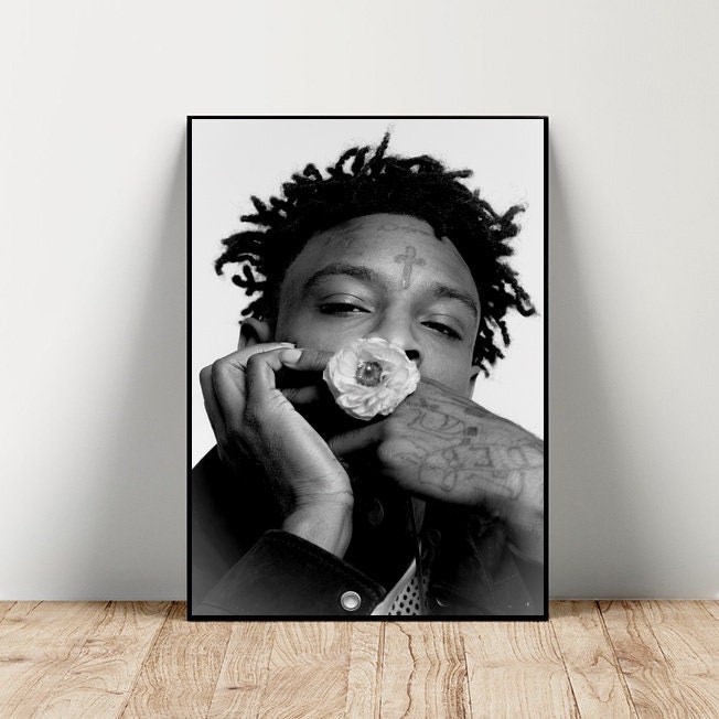  21 SAVAGE ISSA 2017 Canvas Poster Bedroom Decoration Landscape  Office Valentine's Birthday Gift Frame-style20x30inch(50x75cm): Posters &  Prints